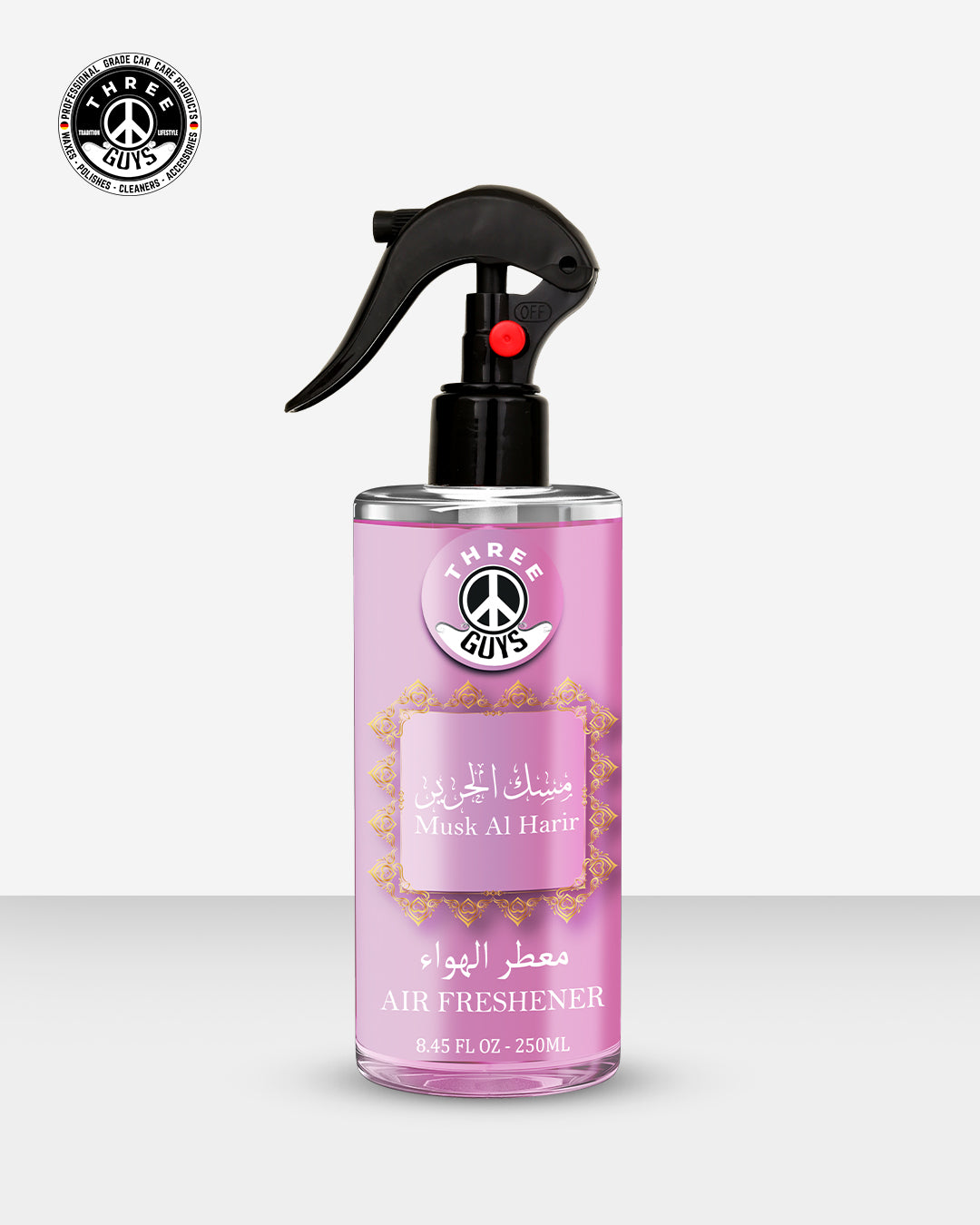 Musk Al Harir Air Freshener Spray | Musk Fragrance Car & Room Freshener | THREE GUYS