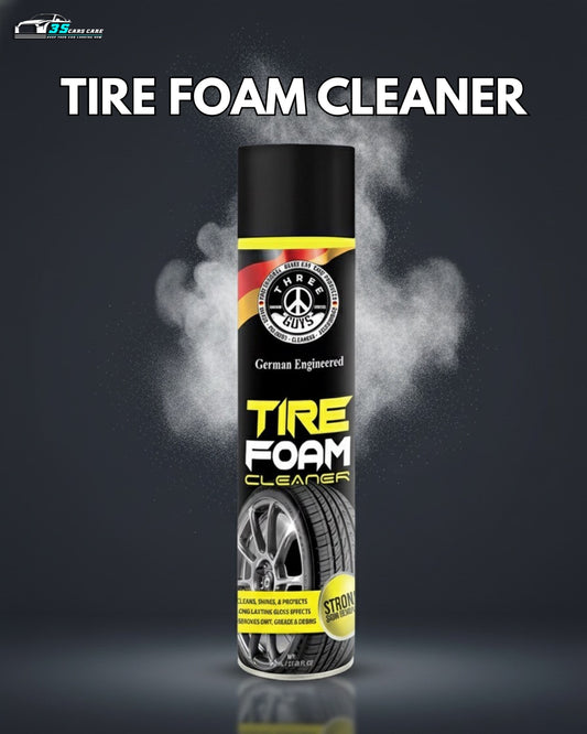 Tire Foam Cleaner – Clean, Shine and Protect | THREE GUYS | German Engineered