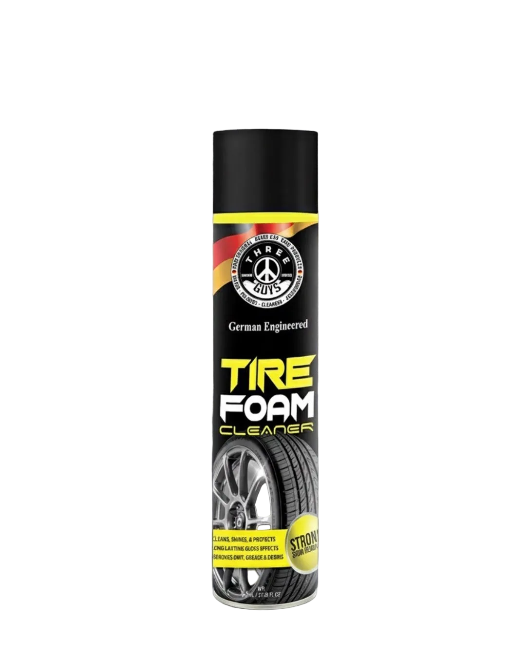 Tire Foam Cleaner – Clean, Shine and Protect | THREE GUYS | German Engineered