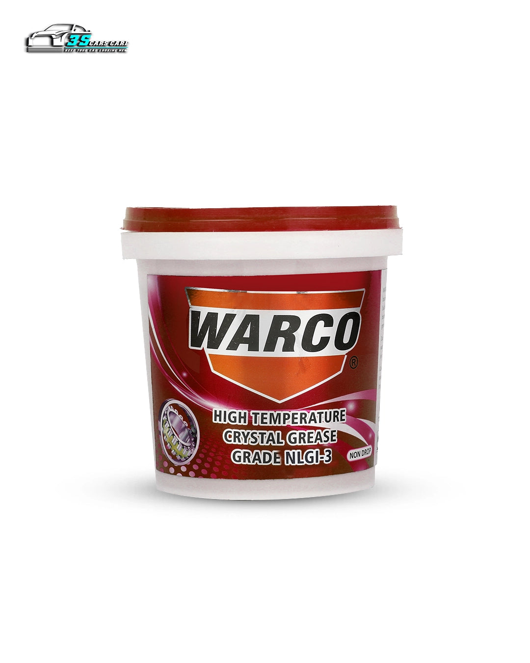 High Temperature Crystal Grease – Red | NLGI-3 | Non-Drop Formula - 500gm | WARCO