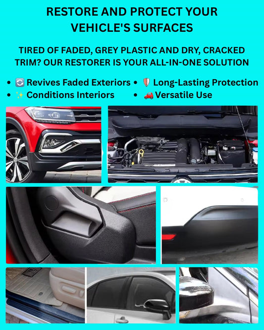 Plastic & Trim Restorer | THREE GUYS | German Engineered (250ml)