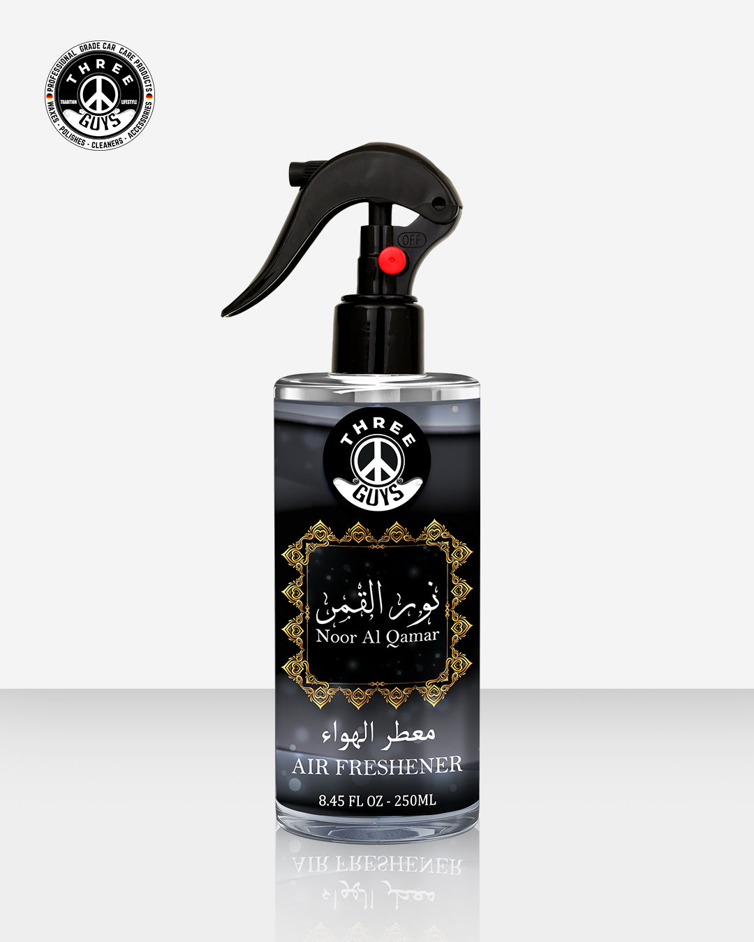Noor Al Qamar Air Freshener Spray | Arabic Fragrance Car & Room Freshener | THREE GUYS