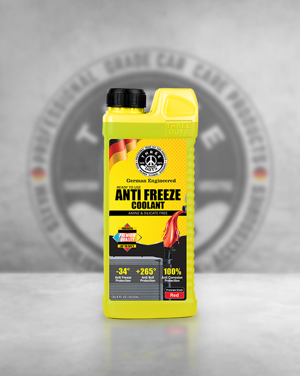 Antifreeze Coolant Red – Premium Grade | OAT Formula | THREE GUYS - German Engineered