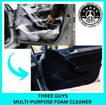 Multipurpose Foam Cleaner 650ml – Car and Home Deep-Clean Spray | THREE GUYS