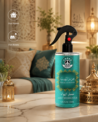 Haram Al Muheeb Air Freshener Spray | Arabic Fragrance Car & Room Freshener | THREE GUYS