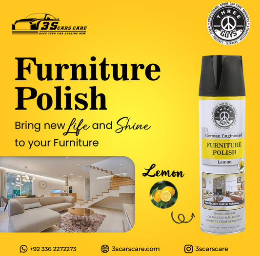 FURNITURE POLISH – 550ML – THREE GUYS