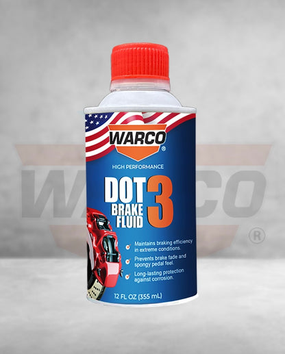 DOT3 Brake Fluid - 355ml - WARCO