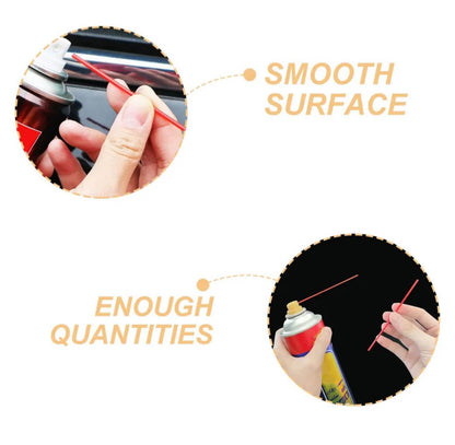 Spray Can Red Plastic Straws - Tip Extension Tubes for Automotive Lubricant, Cleaner, Penetrating Oil