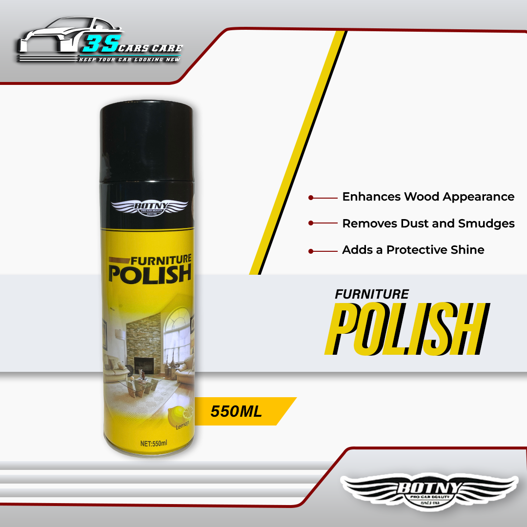 Furniture Polish | Wood Cleaner & Protector Spray (550ml) - BOTNY
