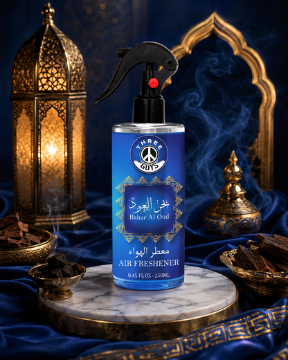 Bahar Al Oud Air Freshener Spray | Oud Fragrance Car & Room Freshener | THREE GUYS