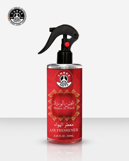 Shams Al Ward Air Freshener Spray | Rose Fragrance Car & Room Freshener | THREE GUYS