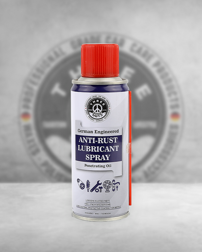 Anti-Rust Lubricant Spray - 200ml | Penetrating Oil, Rust Remover & Multi-Purpose De-Rust Spray | THREE GUYS - German Engineered