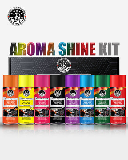 AROMA SHINE KIT – Shine & Fragrance in Every Drive – THREE GUYS
