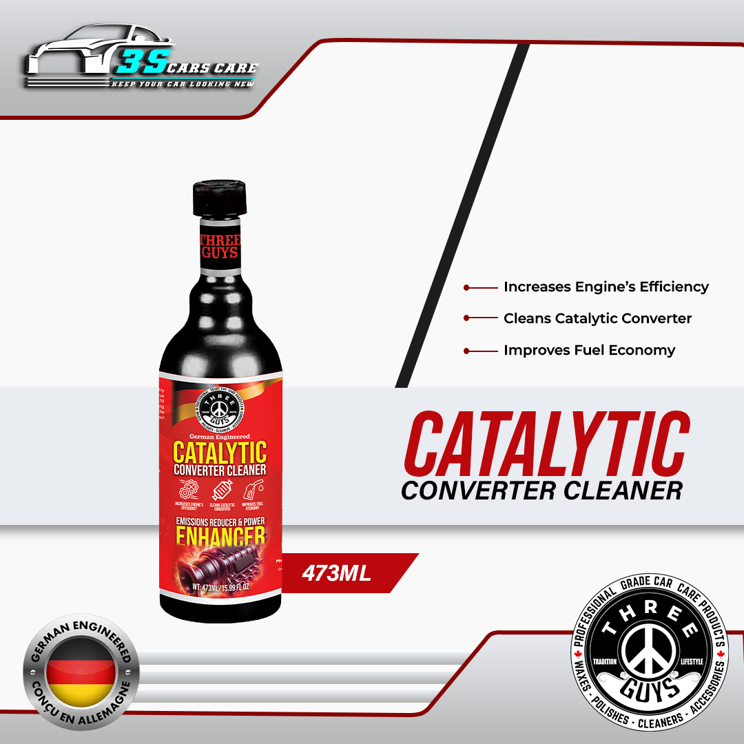 Catalytic Converter Cleaner – 473ml – THREE GUYS - German Engineered