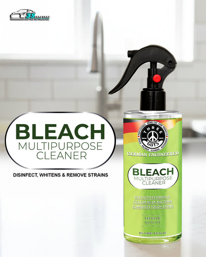 Multipurpose Cleaner with Bleach – Disinfects & Removes Tough Stains
 | THREE GUYS - German Engineered