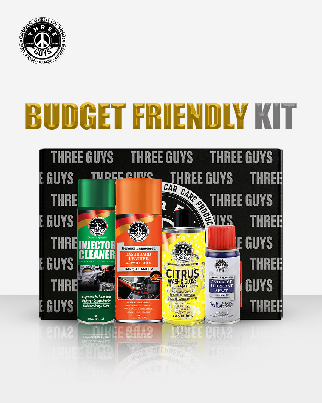 Budget-Friendly Kit – Affordable Car Care Essentials – THREE GUYS