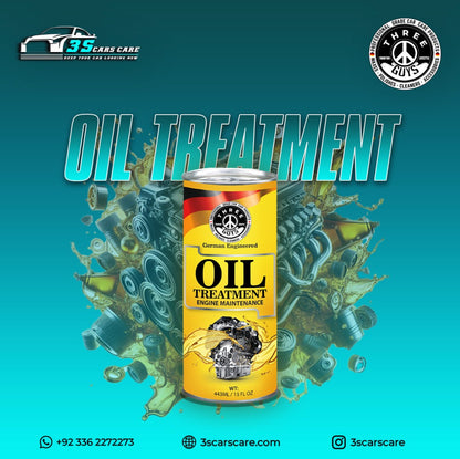 Oil Treatment - Engine Maintenance - 443ml | THREE GUYS - German Engineered