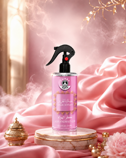 Musk Al Harir Air Freshener Spray | Musk Fragrance Car & Room Freshener | THREE GUYS