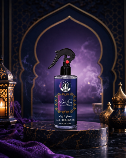 Liyali Al Jannah Air Freshener Spray | Arabic Fragrance Car & Room Freshener | THREE GUYS