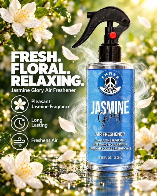 THREE GUYS Jasmine Glory Air Freshener – Jasmine Fragrance, 250ml