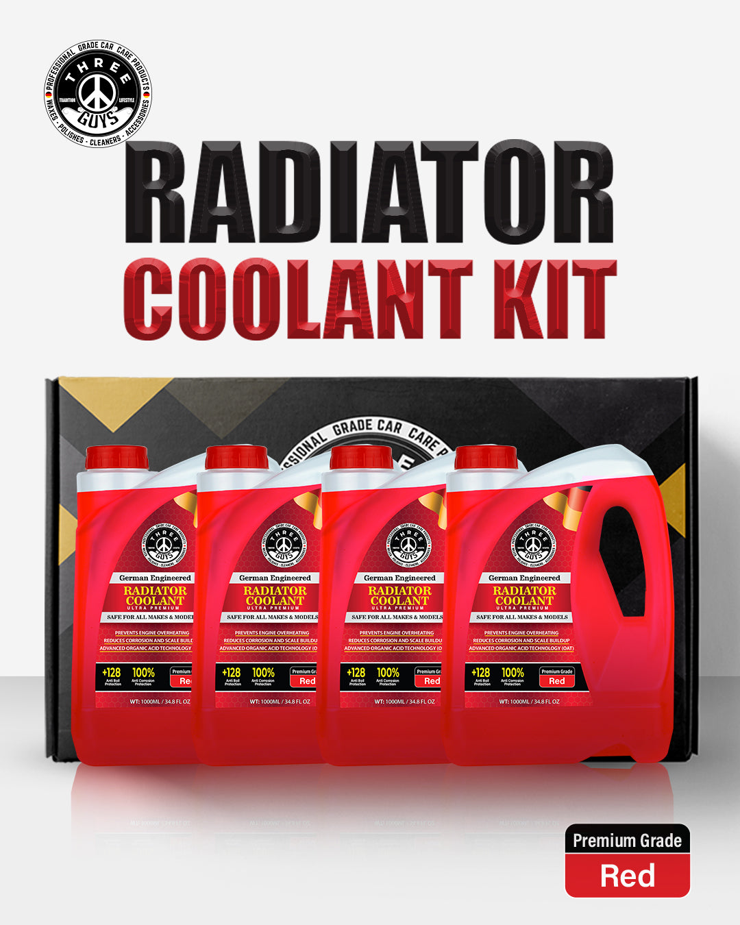Radiator Coolant Kit – Ultra Premium Grade – THREE GUYS