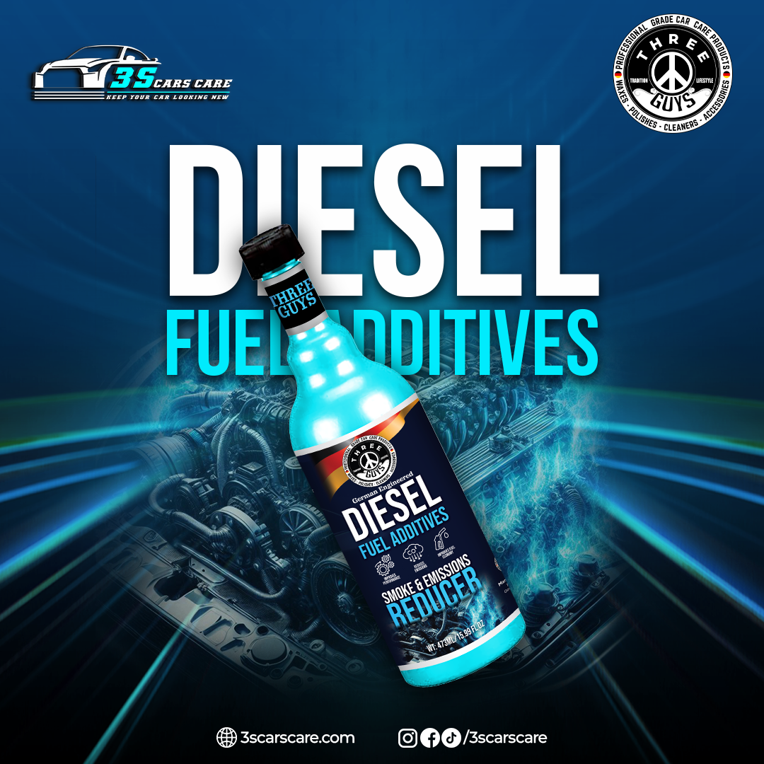 Diesel Fuel Additive – Reduces Emissions, Improves Performance & Fuel Economy – 473ml | THREE GUYS – German Engineered