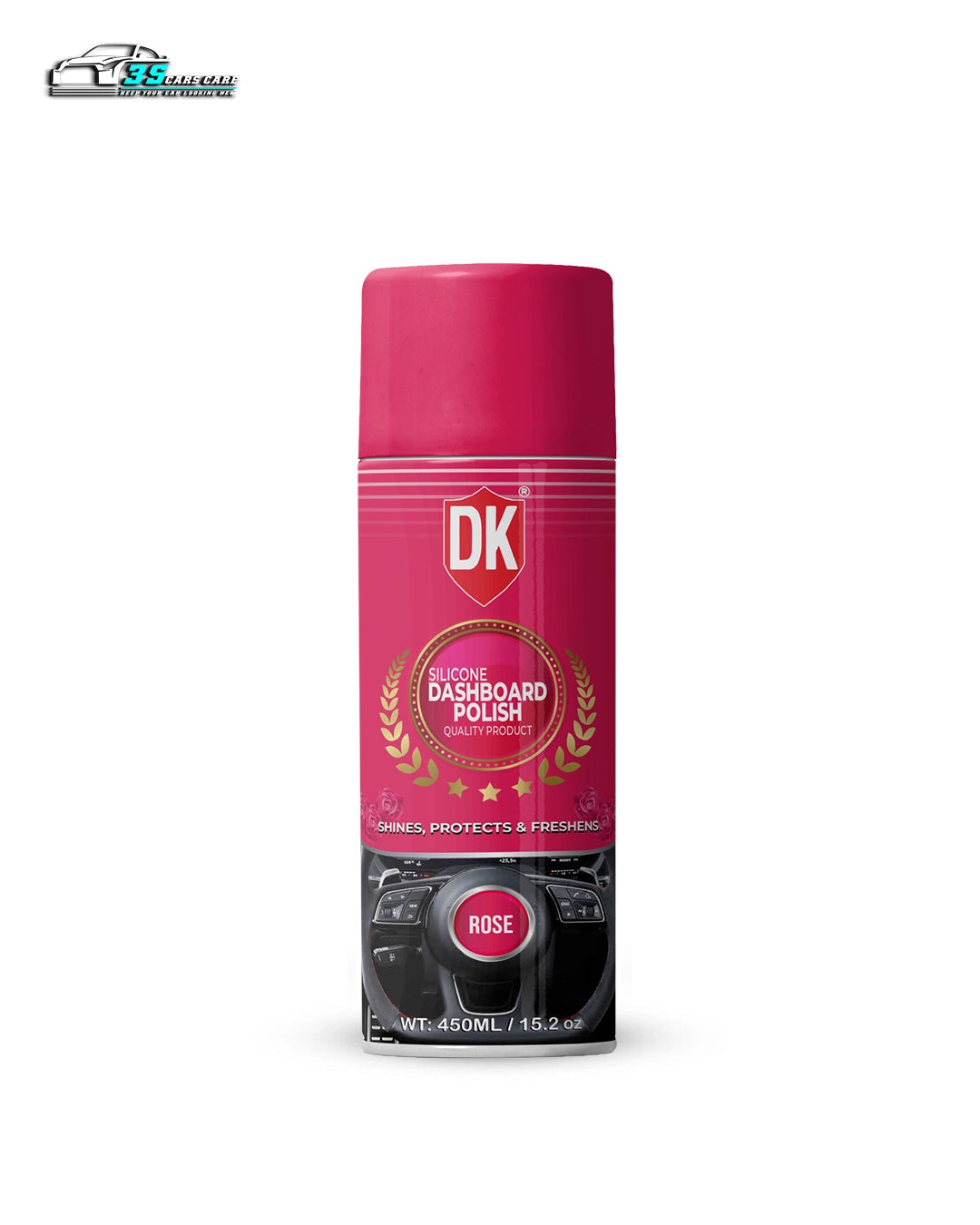 Silicone Dashboard Polish - Rose - DK