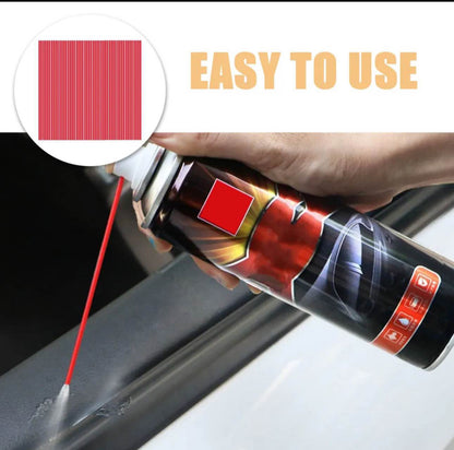 Spray Can Red Plastic Straws - Tip Extension Tubes for Automotive Lubricant, Cleaner, Penetrating Oil