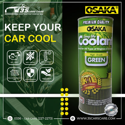 Long Life Coolant - HIGH GRADE GREEN - 500ml - OSAKA