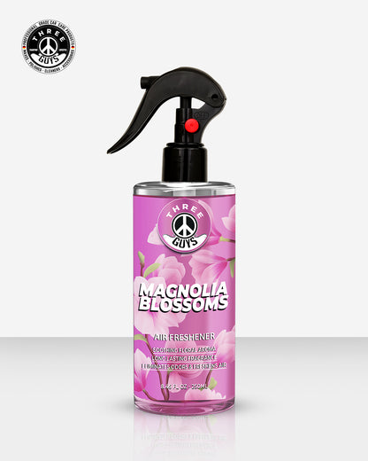 Magnolia Blossoms Air Freshener Spray | Floral Car & Room Freshener | THREE GUYS