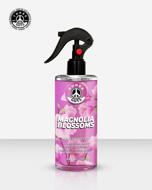 Magnolia Blossoms Air Freshener Spray | Floral Car & Room Freshener | THREE GUYS