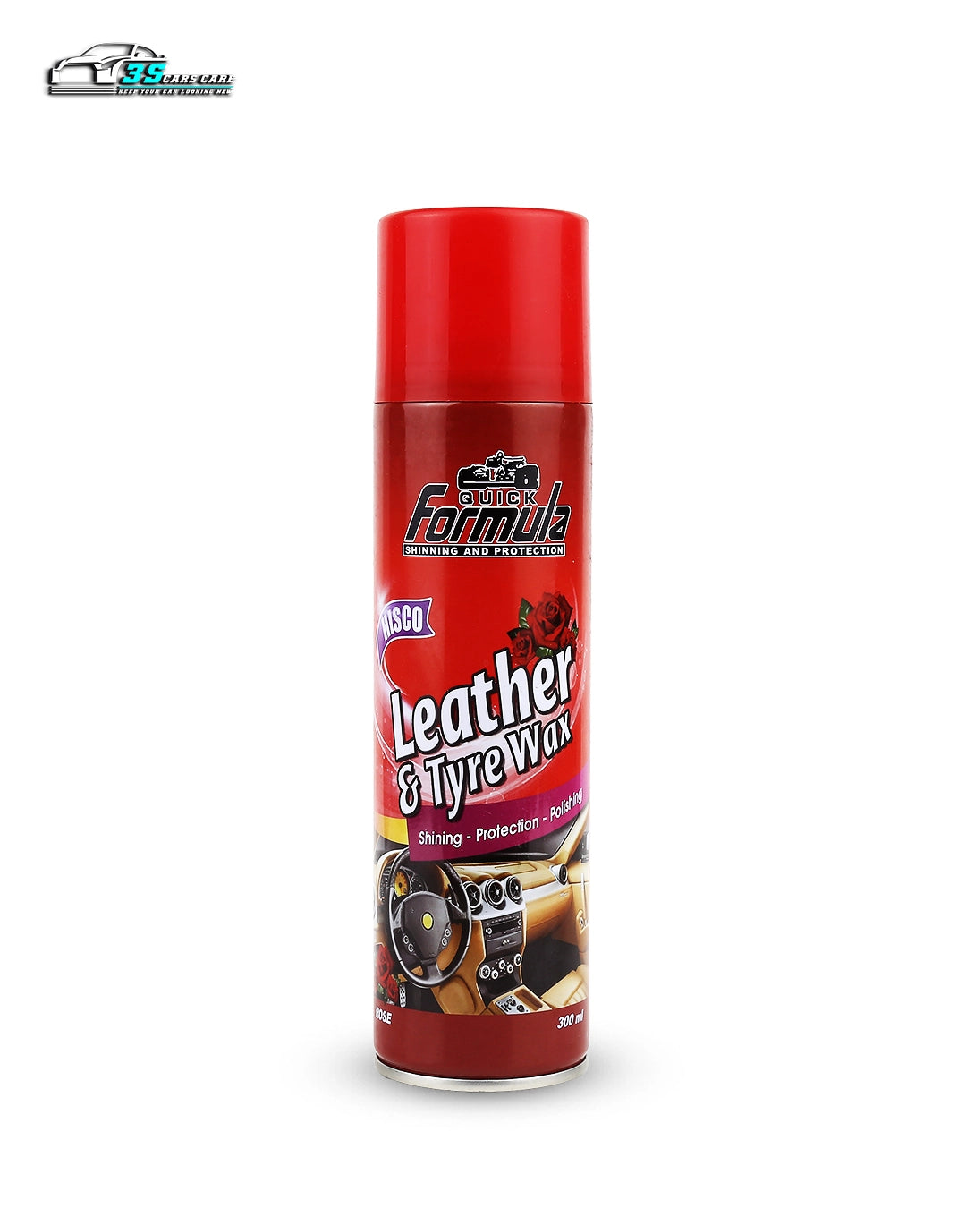 Leather & Tyre Wax - Rose | Dashboard Polish - 300ml - FORMULA