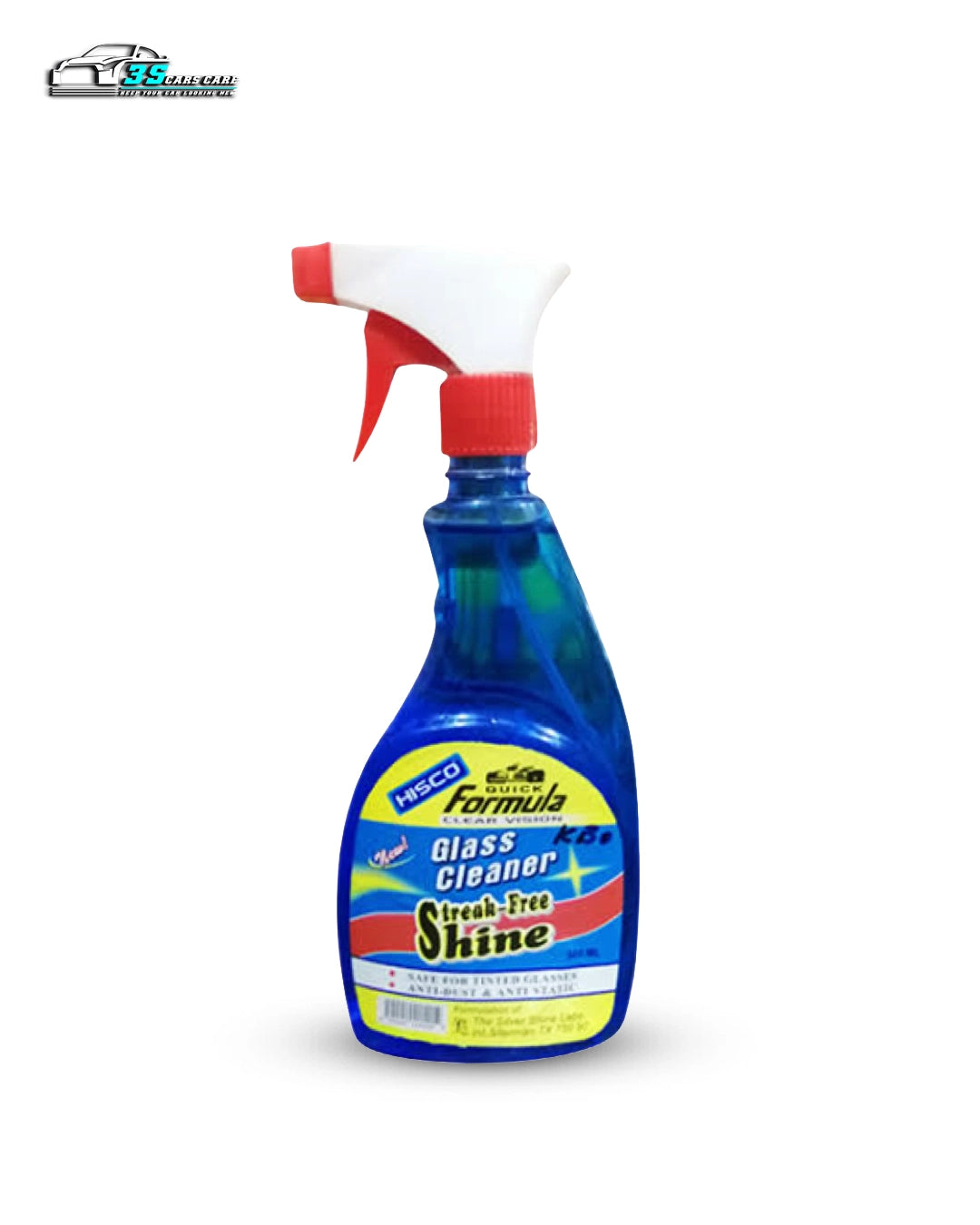 FORMULA Clear Vision Glass Cleaner – Streak-Free Shine – 500ML | HISCO