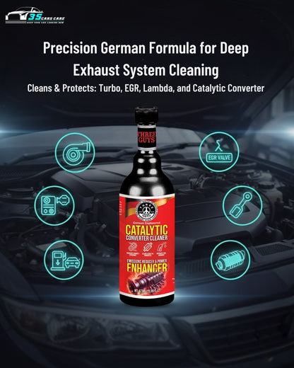 Catalytic Converter Cleaner – 473ml – THREE GUYS - German Engineered