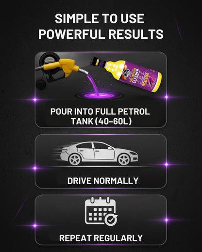 Fuel Injector Cleaner 473ml – Engine Performance & Efficiency Booster | Petrol Saver – THREE GUYS – German Engineered