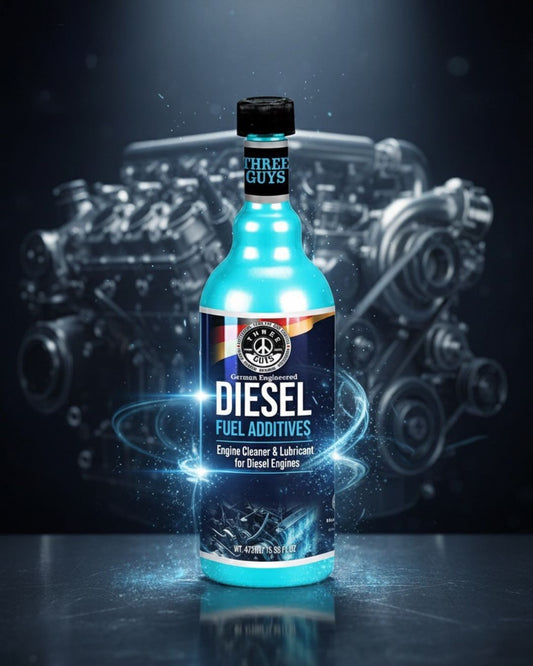 Diesel Fuel Additive – Reduces Emissions, Improves Performance & Fuel Economy – 473ml | THREE GUYS – German Engineered