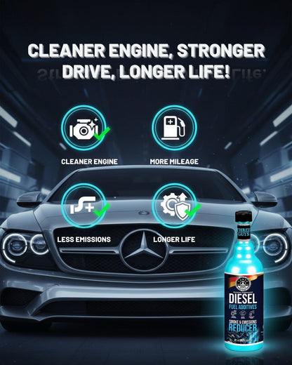 Diesel Fuel Additive – Reduces Emissions, Improves Performance & Fuel Economy – 473ml | THREE GUYS – German Engineered