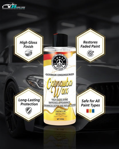 Carnauba Wax – Deep Gloss – 250g | THREE GUYS - German Engineered