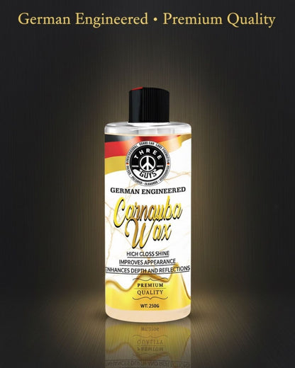Carnauba Wax – Deep Gloss – 250g | THREE GUYS - German Engineered