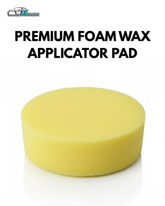 Premium Foam Car Wax Applicator Pad – Soft, Scratch-Free Polishing Sponge for Wax, Polish & Car Detailing THREE GUYS