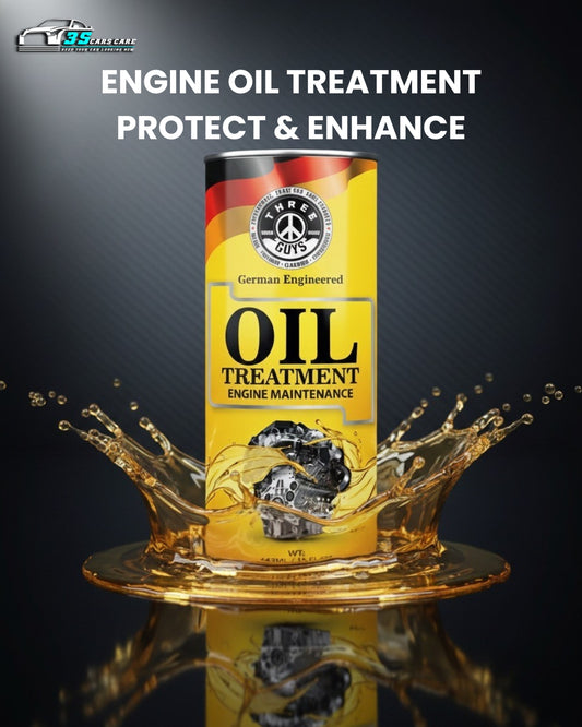 Oil Treatment - Engine Maintenance - 443ml | THREE GUYS - German Engineered