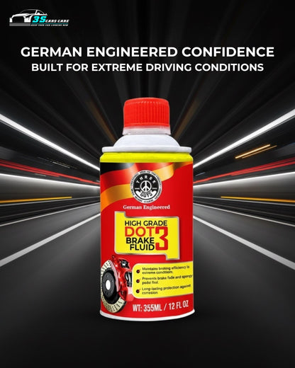 High Grade Brake Fluid DOT 3 | Heavy-Duty, Non-Petroleum Based – THREE GUYS - German Engineered