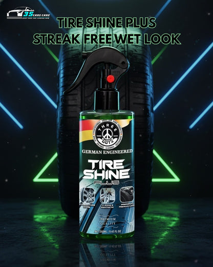 Tire Shine Plus – Streak-Free Shine – 250ml | THREE GUYS - German Engineered