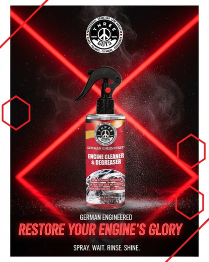 Engine Cleaner & Degreaser | THREE GUYS | German Engineered (250ml)