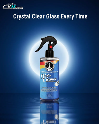 Glass Cleaner Spray – Streak-Free Shine for Car & Home – 250ml | THREE GUYS - German Engineered