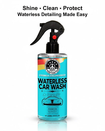 Waterless Car Wash – Shine, Clean & Protect - No Rinse – Eco-Friendly Car Cleaner & Polish | THREE GUYS - German Engineered