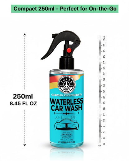 Waterless Car Wash – Shine, Clean & Protect - No Rinse – Eco-Friendly Car Cleaner & Polish | THREE GUYS - German Engineered