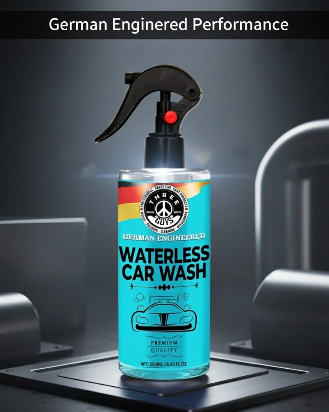 Waterless Car Wash – Shine, Clean & Protect - No Rinse – Eco-Friendly Car Cleaner & Polish | THREE GUYS - German Engineered
