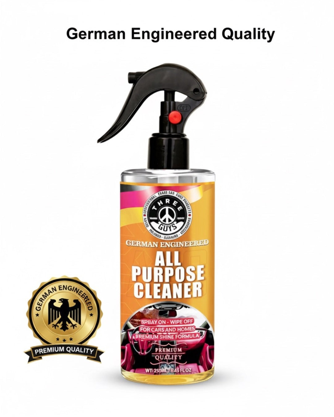 All Purpose Cleaner – APC – 250ml | THREE GUYS – German Engineered