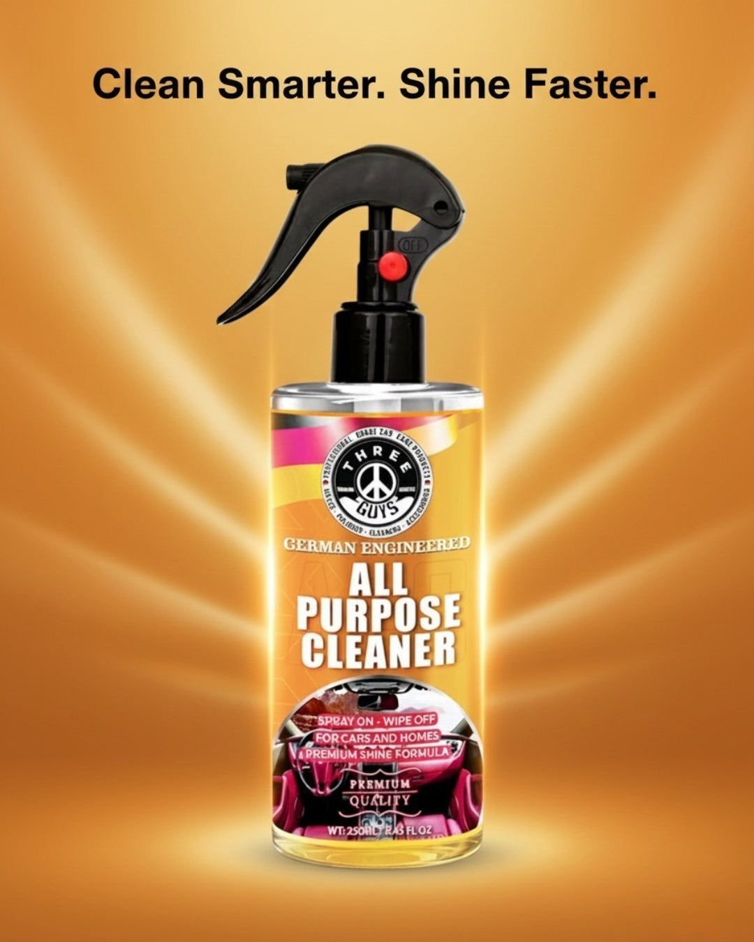 All Purpose Cleaner – APC – 250ml | THREE GUYS – German Engineered